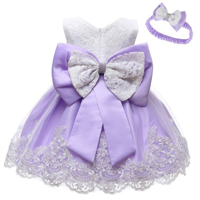 Lace Bow Princess Dresses
