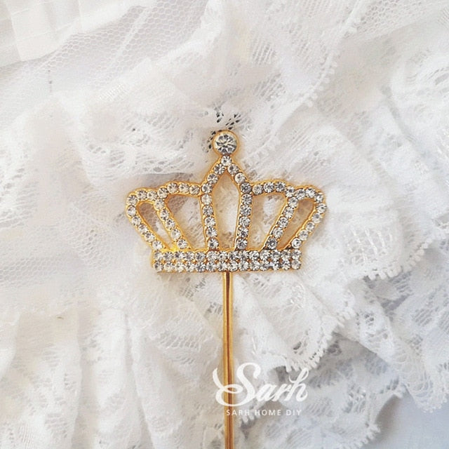 Crown Princess Castle Cake Topper
