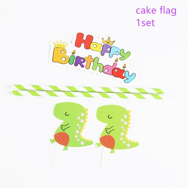 Dinosaur Theme Party Straw