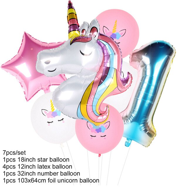 Party Unicorn Balloons