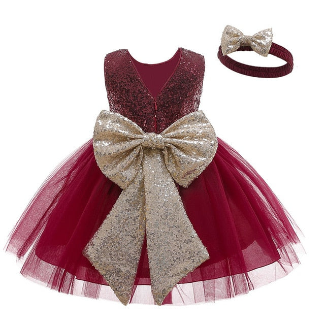 Red White Party Princess Dress