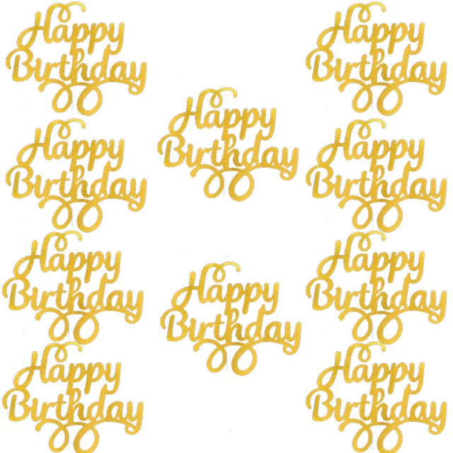 Gittler Happy Birthday Cake Topper