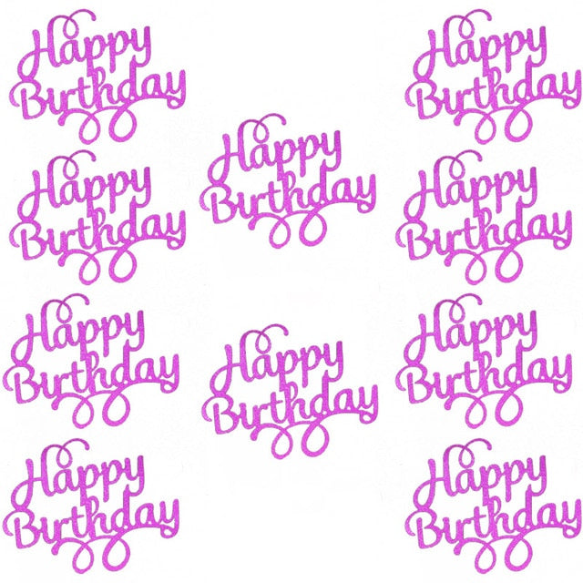Gittler Happy Birthday Cake Topper