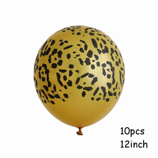 Animals Striped Foil Balloon