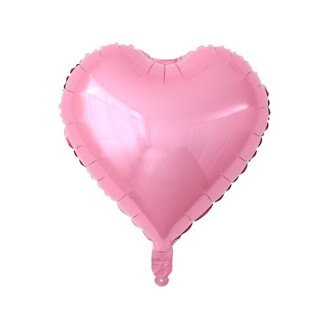 Rose Gold Red Foil Heart Balloons