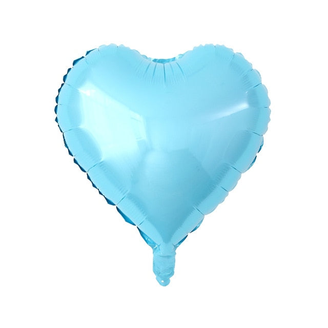 Rose Gold Red Foil Heart Balloons