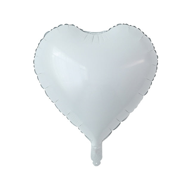 Rose Gold Red Foil Heart Balloons