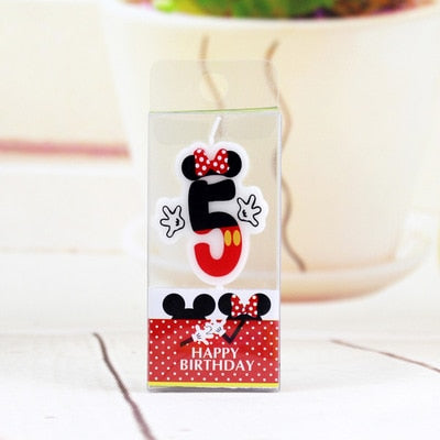 Kids Birthday Cartoon Candles