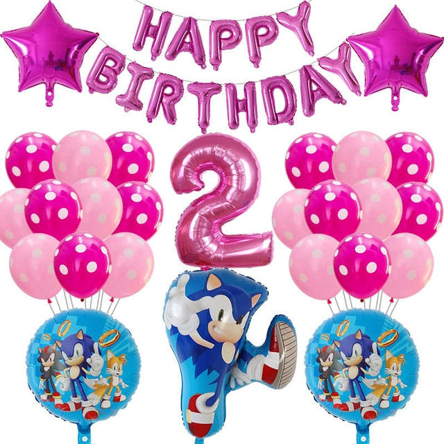 Super Hero Number Foil Balloon