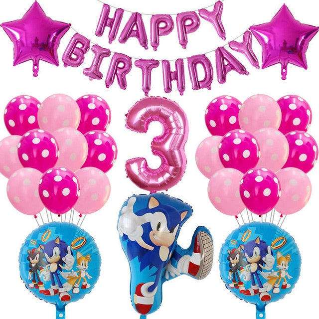 Super Hero Number Foil Balloon