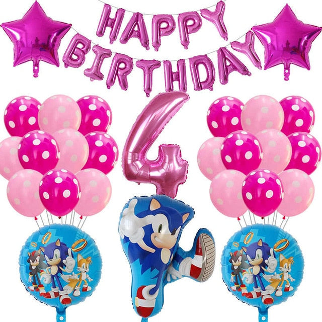 Super Hero Number Foil Balloon
