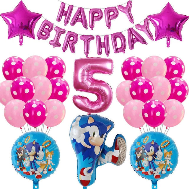 Super Hero Number Foil Balloon