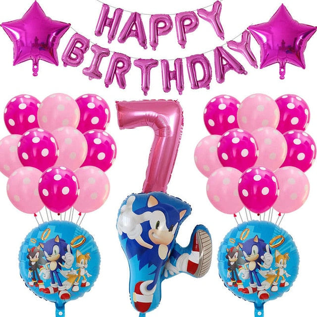 Super Hero Number Foil Balloon