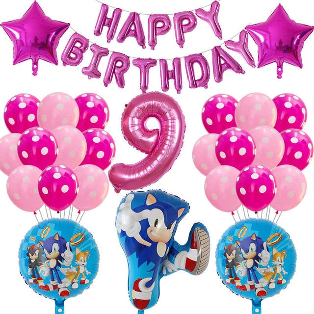 Super Hero Number Foil Balloon