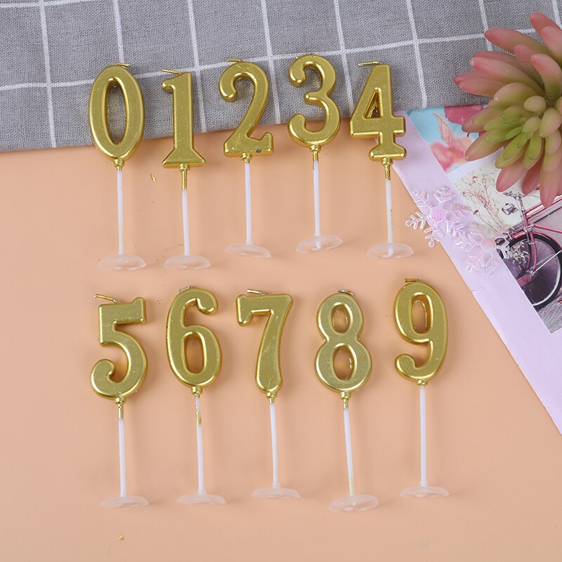 Gold Number Cake Topper