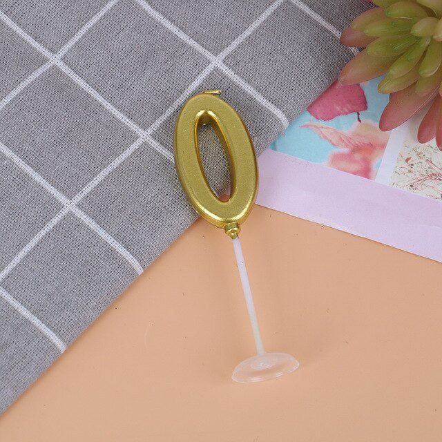 Gold Number Cake Topper