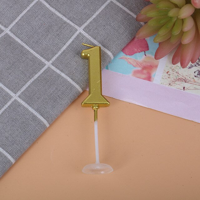 Gold Number Cake Topper