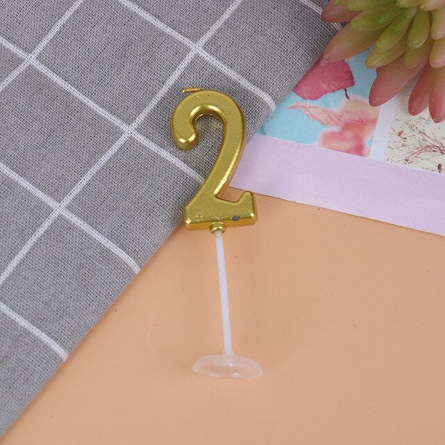 Gold Number Cake Topper