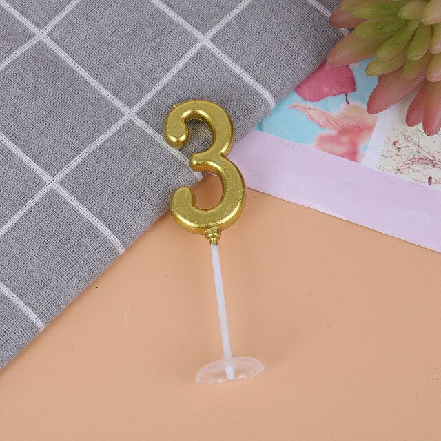 Gold Number Cake Topper