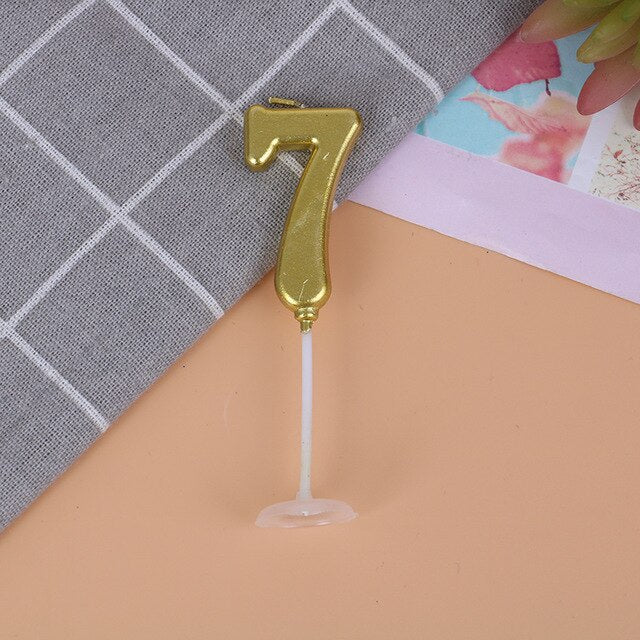 Gold Number Cake Topper