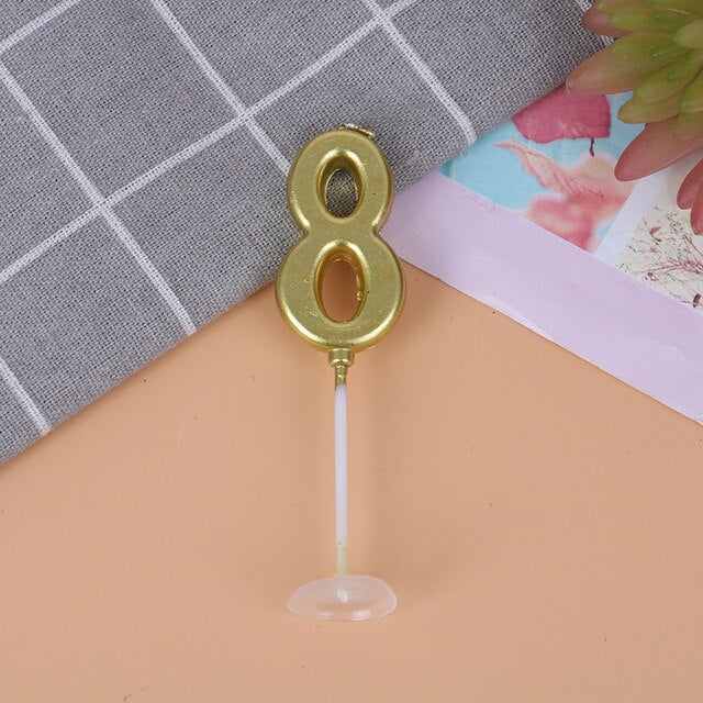 Gold Number Cake Topper