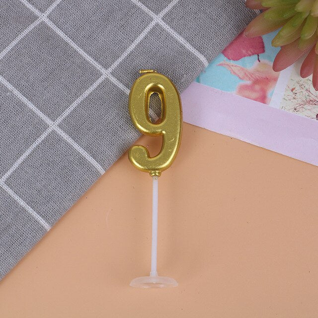 Gold Number Cake Topper