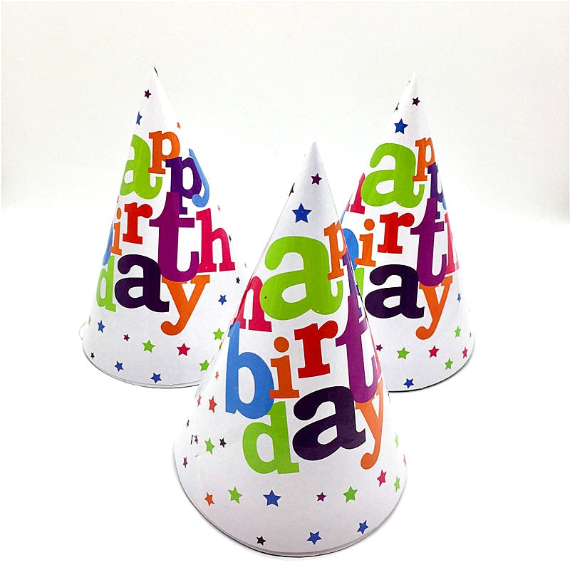 White Star Birthday Party Caps