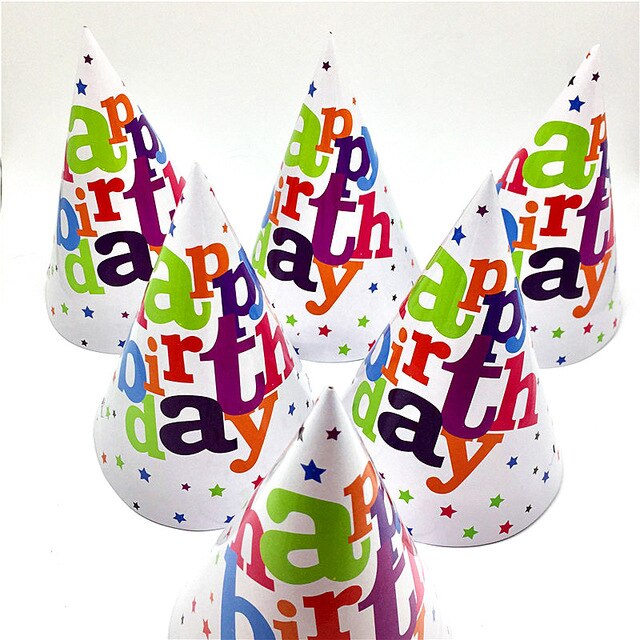 White Star Birthday Party Caps