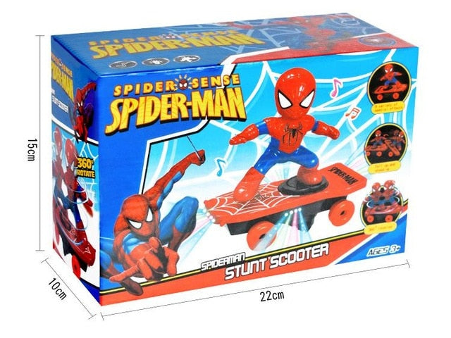 Electric Spiderman Skateboard