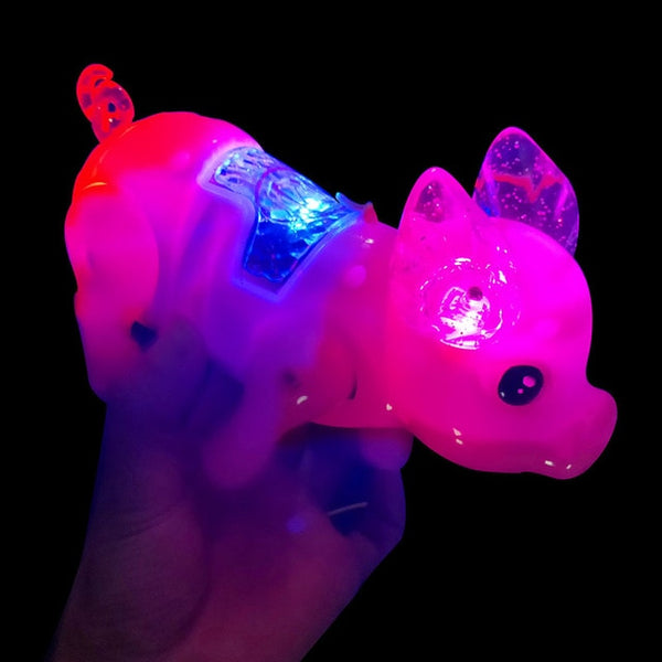 Cute Electric Music Walking Pig