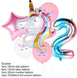 Party Unicorn Balloons