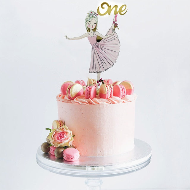 Flowers Happy Birthday Cake Topper