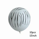 Animals Striped Foil Balloon