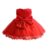 Red White Party Princess Dress