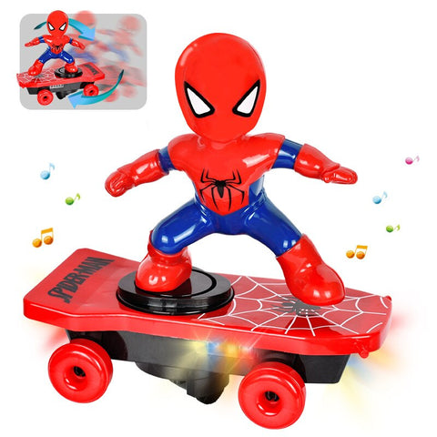 Electric Spiderman Skateboard